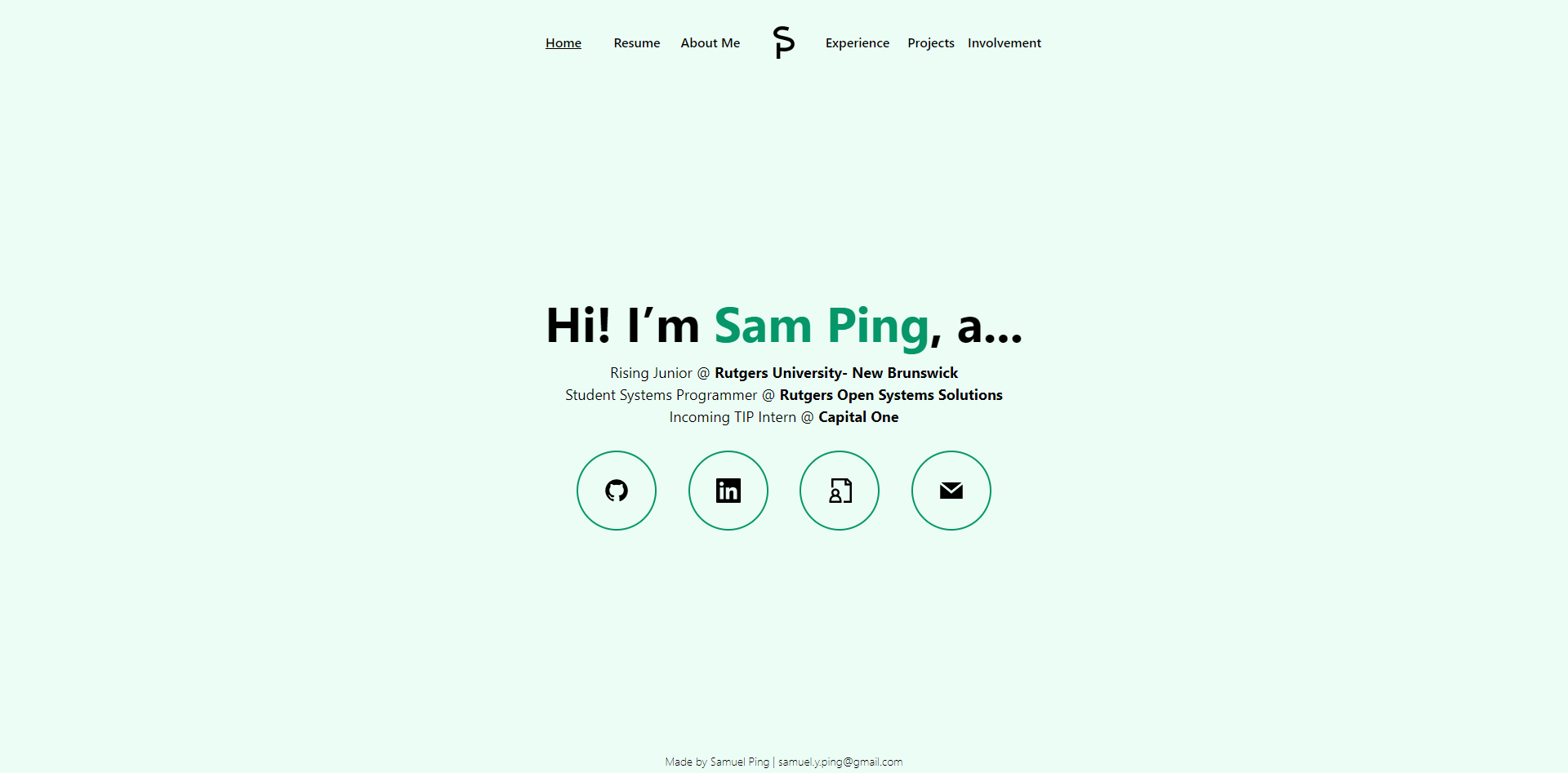 Thumbnail for Personal Website